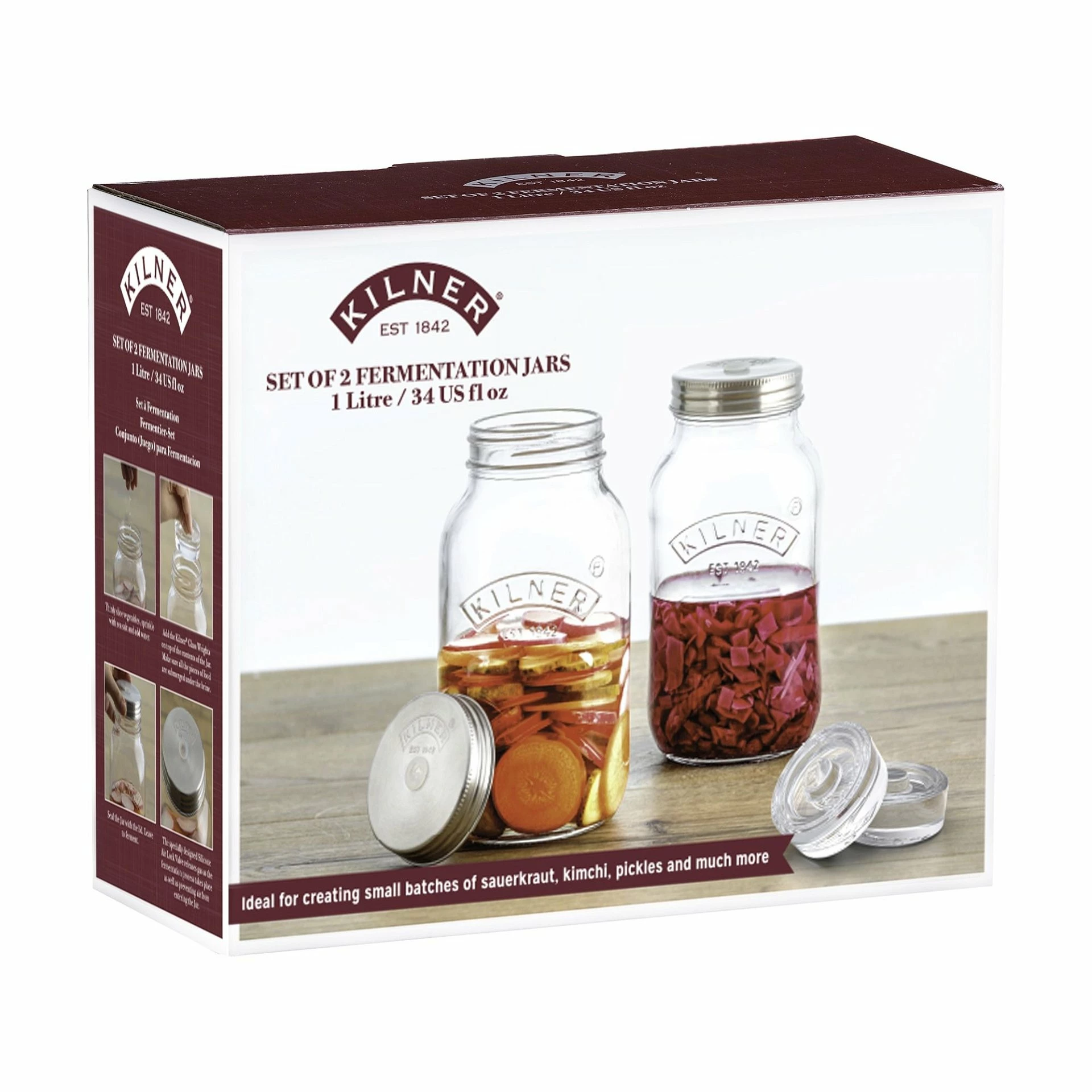 Kilner Fermentation Jars (Set Of 2) | 1L - Image 2