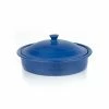 Fiesta® Small Covered Casserole/Tortilla Warmer | Lapis