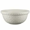 Mason Cash In The Forest S12 (4.25 Qt) Embossed Mixing Bowl | Fox (Cream)