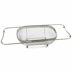 Norpro Colander Stainless Steel Expandable With Rubber Feet