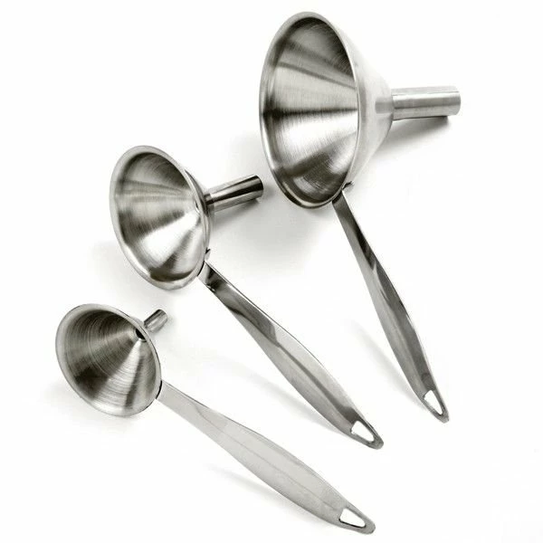 Norpro Set Of 3 Funnels With Handles (Stainless Steel) - Image 3