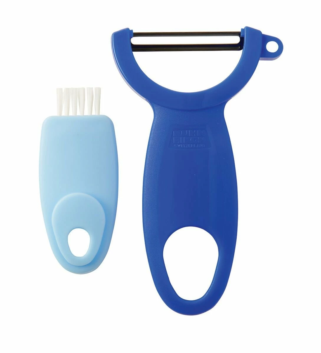 Kuhn Rikon 4" Swiss Easy Clean Peeler | Blue - Image 2