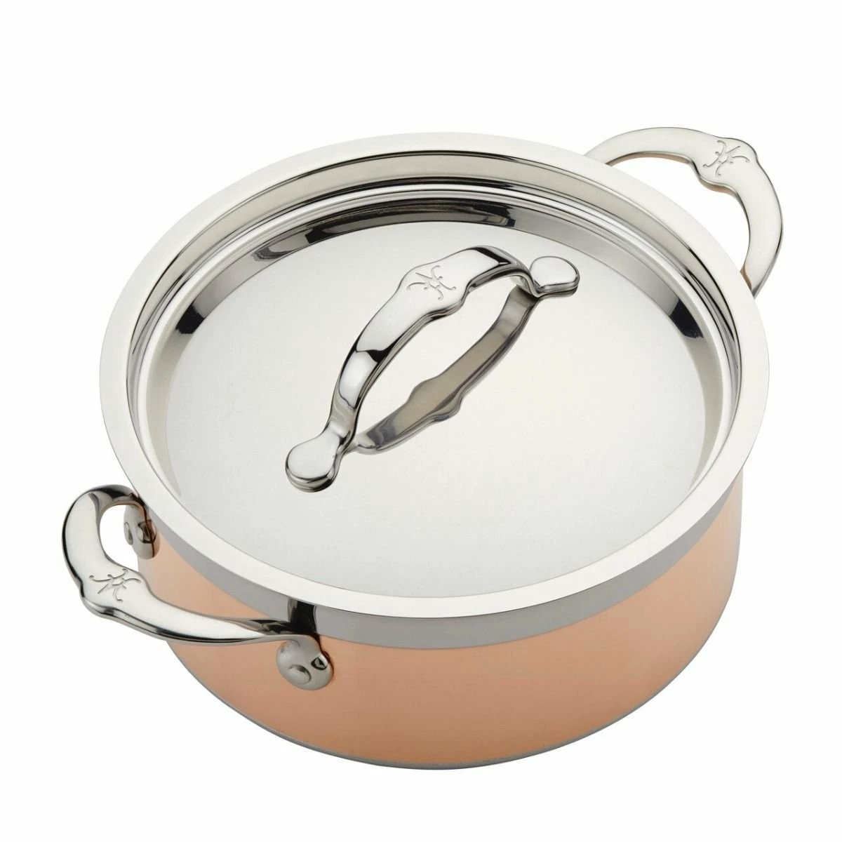 Hestan CopperBond Induction Cookware 3 Qt Covered Soup Pot