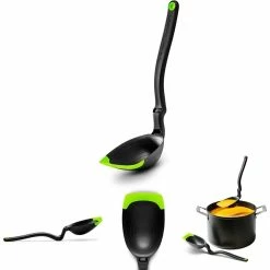 Dreamfarm Spadle Dual Purpose Spoon & Ladle | Green