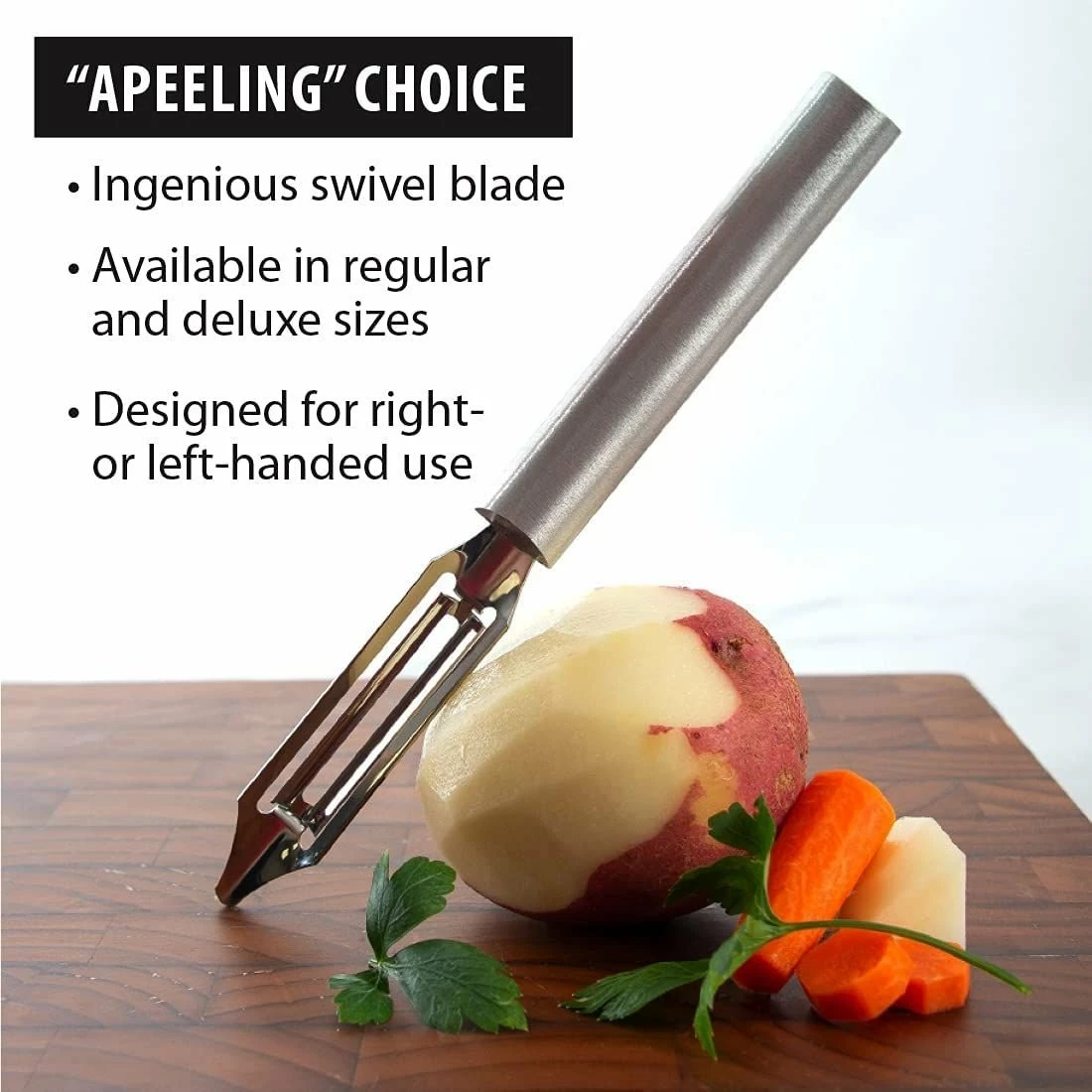 Rada Cutlery Deluxe Vegetable Peeler | Silver