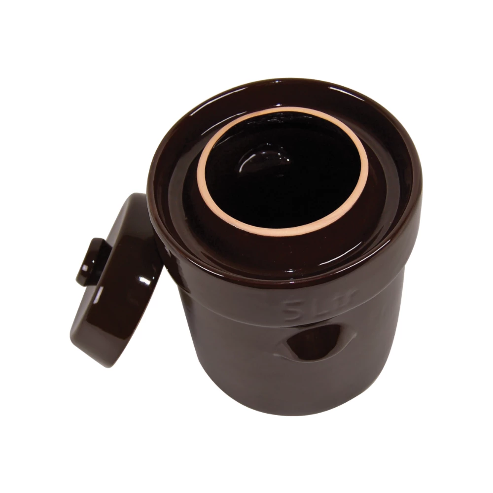 Roots & Harvest Fermentation Crock Set With Lid & Weights | 10 Quarts - Image 2