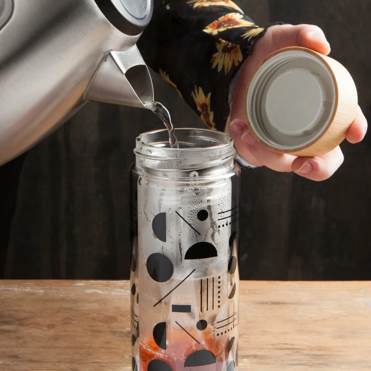 Danica Brands Danica Studio Glass Tea Infuser Bottle | Domino - Image 5