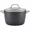 KitchenAid Non-Electrics KitchenAid Nonstick Hard Anodized Induction Stockpot With Lid | 8 Qt.