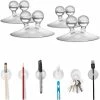 Dreamfarm Jot Suction Holding Hooks 4 Pack| Clear