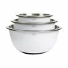 OXO Good Grips 3-Piece Stainless Steel Mixing Bowl Set | White