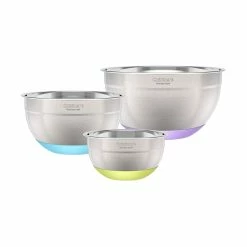 Cuisinart Stainless Steel Mixing Bowls With Non-Slip Base | Set Of 3