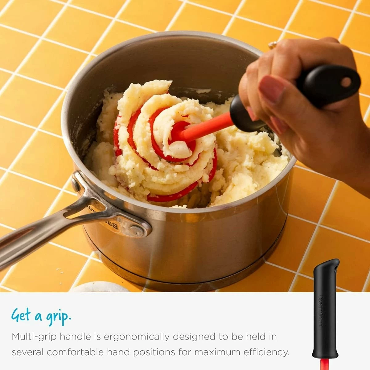 Dreamfarm Smood Lite Potato Masher | Red - Image 5