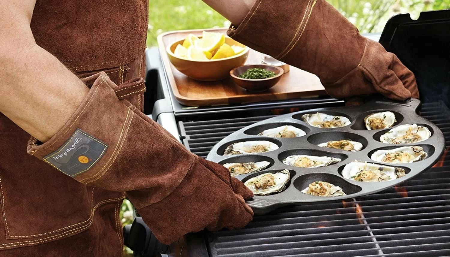 Fox Run Cast Iron Oyster Grill Pan