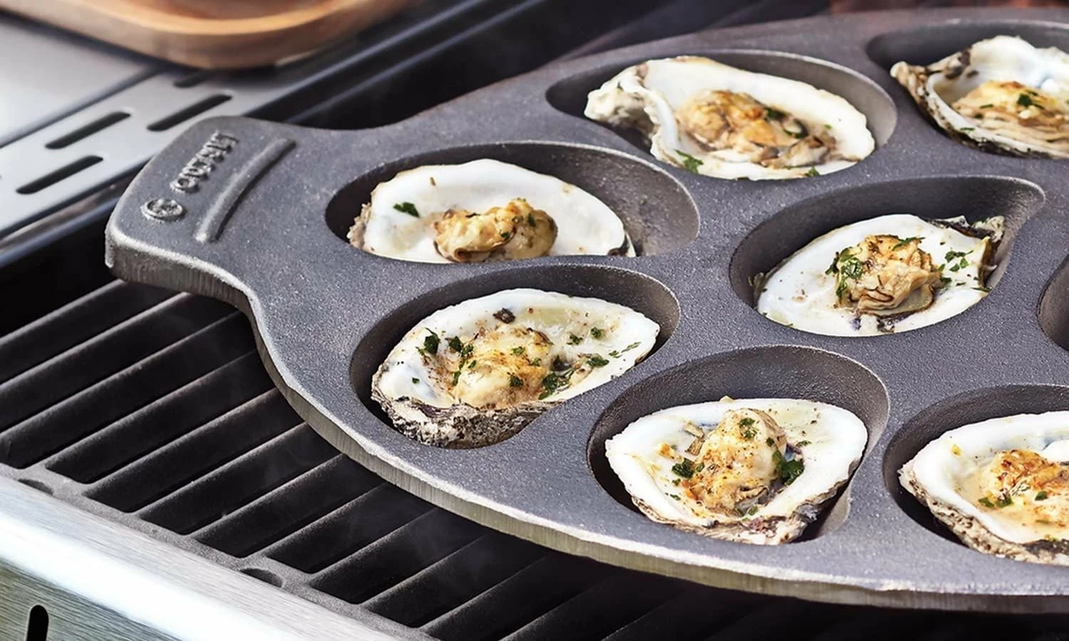 Fox Run Cast Iron Oyster Grill Pan - Image 2
