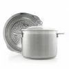 Chantal Induction 21 Stock Pot With Pasta/Steamer Insert + Glass Lid | 8 Qt.