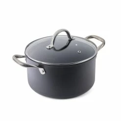 Cuisipro Easy-Release Hard Anodized Stock Pot | 6 Qt.