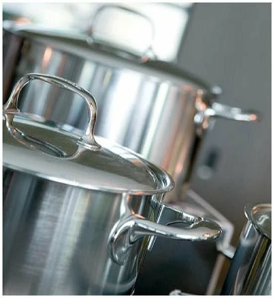 Demeyere Atlantis Stock Pot W/ Lid - Induction 8.5 Qt. - Image 2