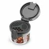 Dreamfarm Orlid Stackable Glass Spice Jar | Black