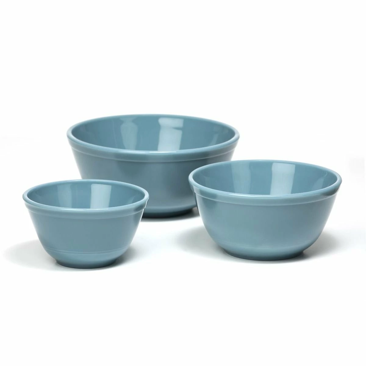 Mosser Glass 3-Piece Mixing Bowl Set (20oz, 40oz, 60oz) | Georgia Blue