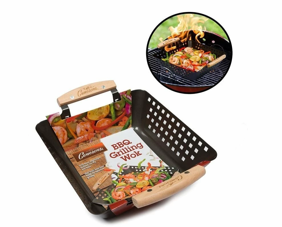 Camerons Products Camerons BBQ Grilling Wok - Image 4