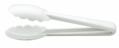 Mercer Culinary Hell's Tools High-Heat 9.5" Utility Tongs | White