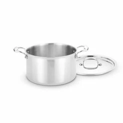 Heritage Steel Cookware Stainless Steel Stock Pot With Lid | 8 Qt.