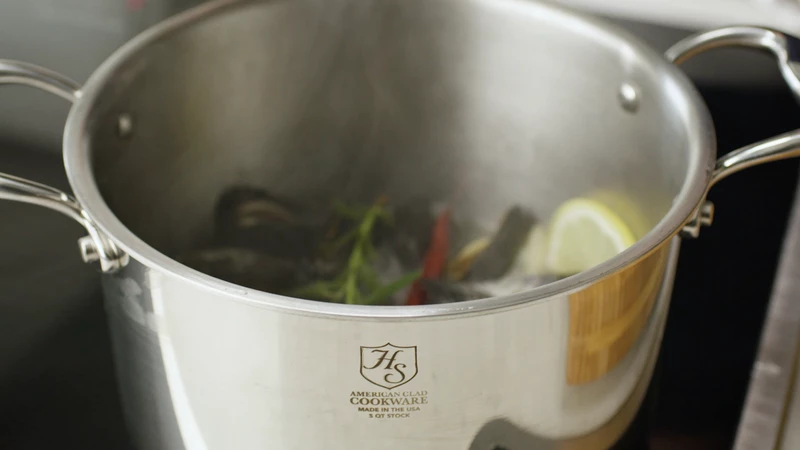 Heritage Steel Cookware Stainless Steel Stock Pot With Cover | 5 Qt. - Image 4