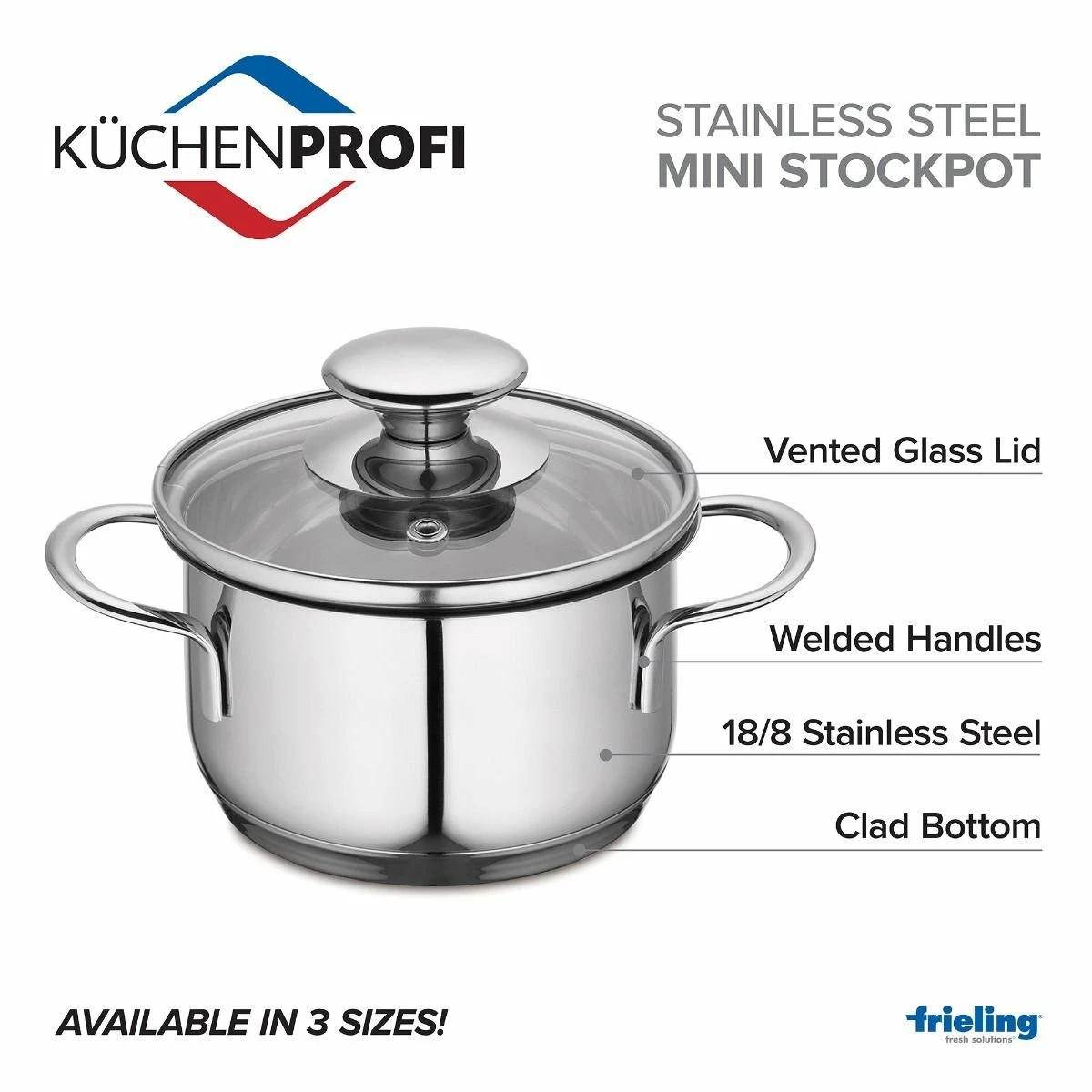 Frieling Mini Stockpot With Glass Lid | 1-Quart - Image 4