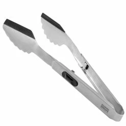 Kuhn Rikon Scallop Locking Tongs - Black