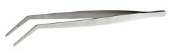 Mercer Culinary Curved Tip Precision Stainless Steel Plating Tongs | 9.375"