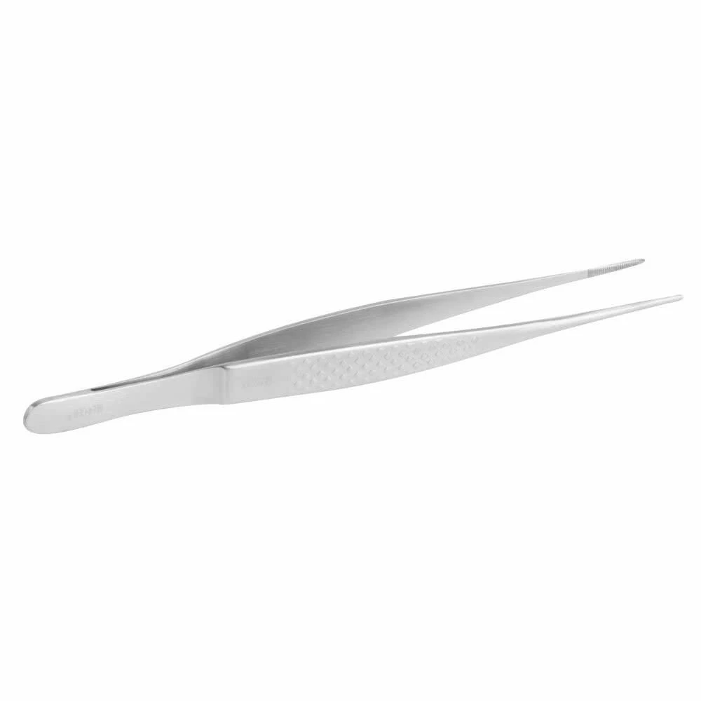 Mercer Culinary Fine Tip Precision Plus Stainless Steel Plating Tongs | 6.125" - Image 2