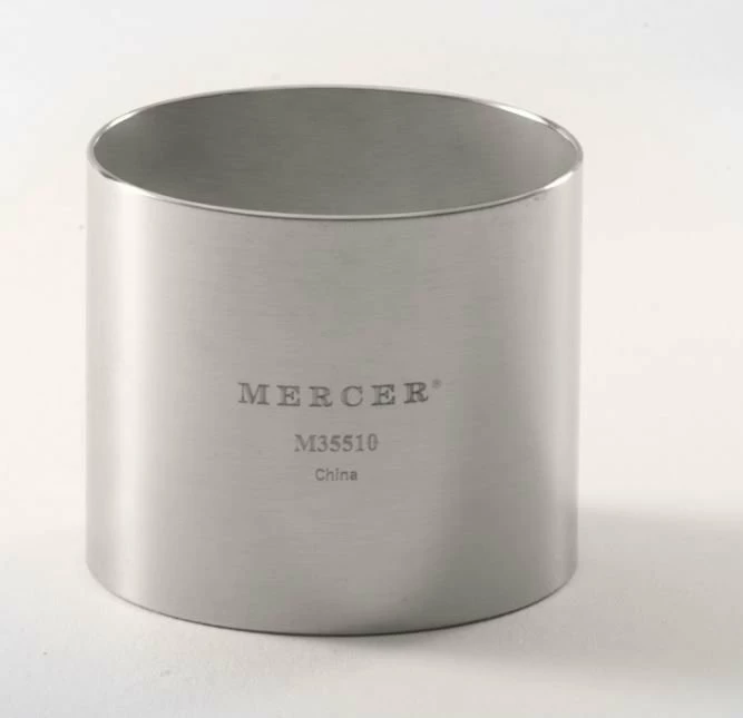 Mercer Culinary 2" X 1.75" Stainless Steel Ring Mold