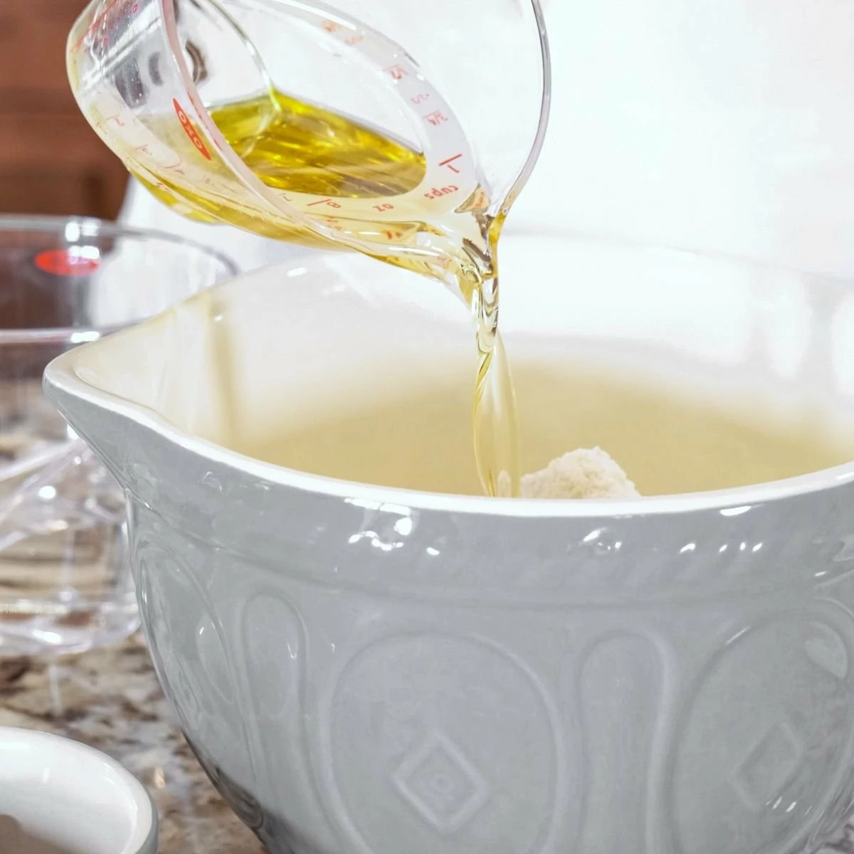 Mason Cash Color Mix 2 Qt Batter Bowl | Grey - Image 2