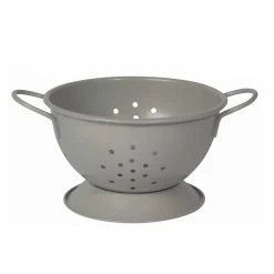 Danica Brands Now Designs By Danica Small Stainless Steel Colander | Matte Fog