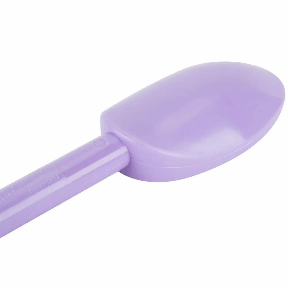 Mercer Culinary Hell's Tools High-Heat 12" Mixing Spoon | Purple - Image 4