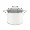 Cuisinart Matte White Stainless Steel Stockpot With Cover | 6 Qt.