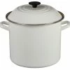 Le Creuset 10 Qt. Stock Pot | White