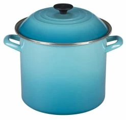 Le Creuset 10 Qt. Stock Pot | Caribbean Blue