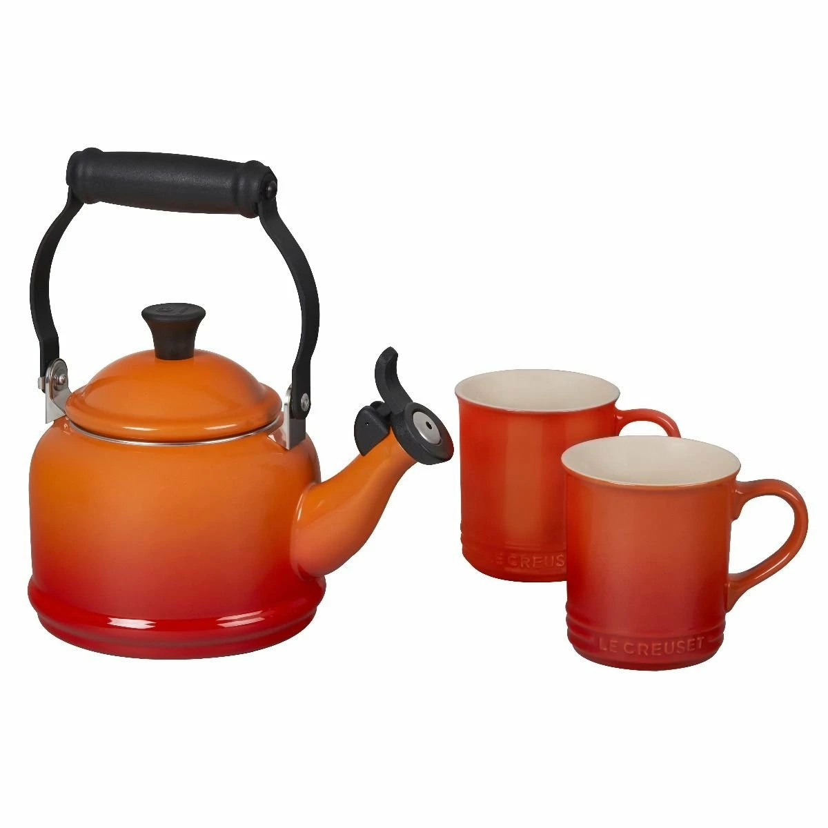 Le Creuset 1.25 Qt. Demi Kettle Tea Pot | Flame Orange - Image 2