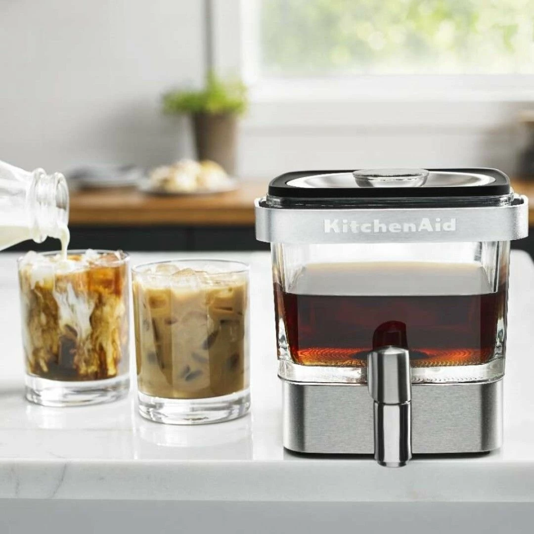 KitchenAid 38oz Cold Brew Coffee Maker | Brushed Stainless - Image 2