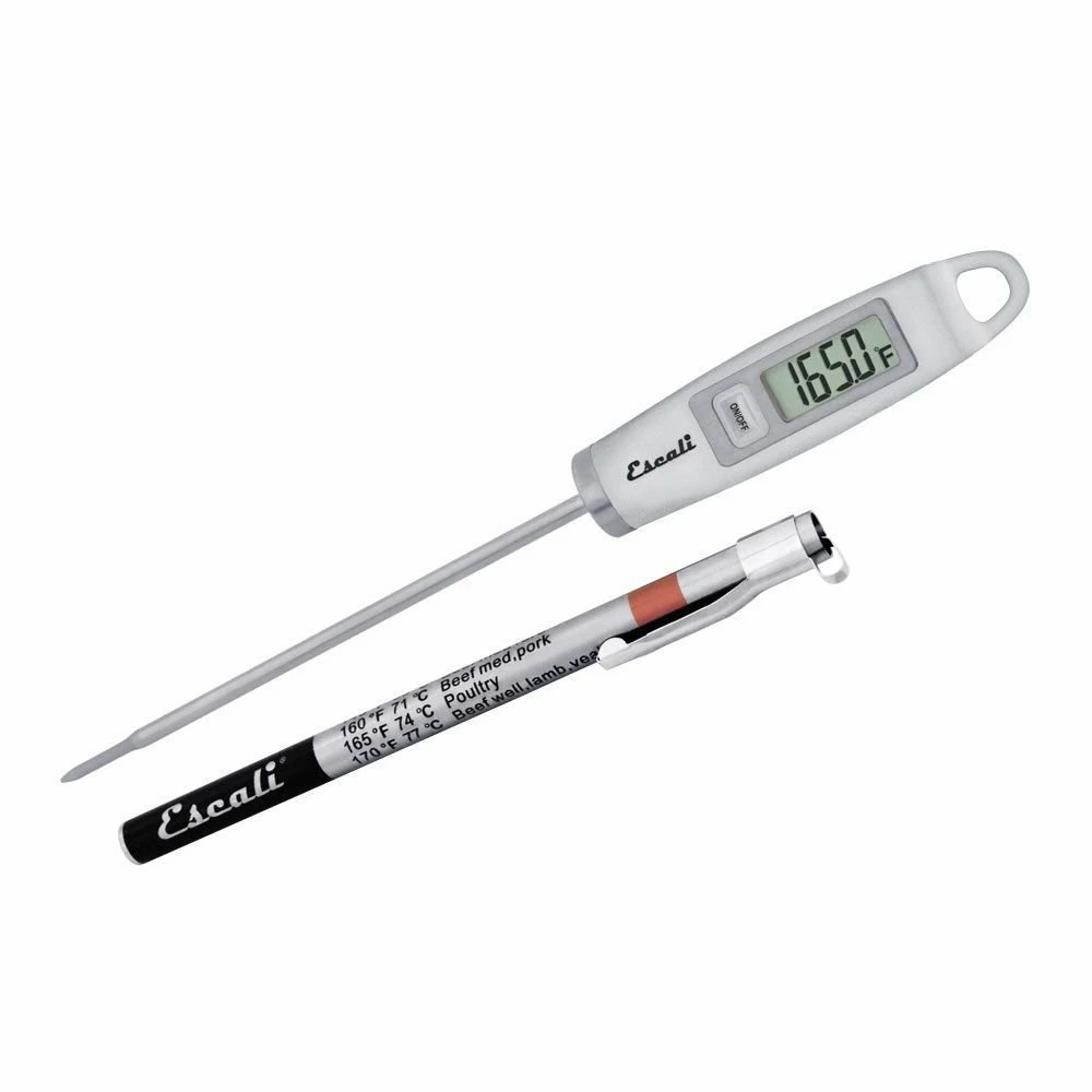 Escali Gourmet Digital Thermometer | Silver