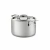 All-Clad D5 Brushed Stainless Steel Stockpot & Lid | 4 Qt.