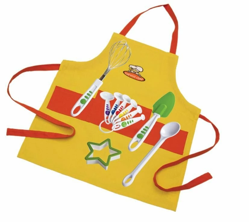 Curious Chef 11 Piece Chef Kit - Yellow/Orange