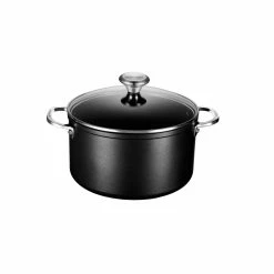 Le Creuset 6.3 Qt. Stockpot With Glass Lid | Toughened Nonstick Pro