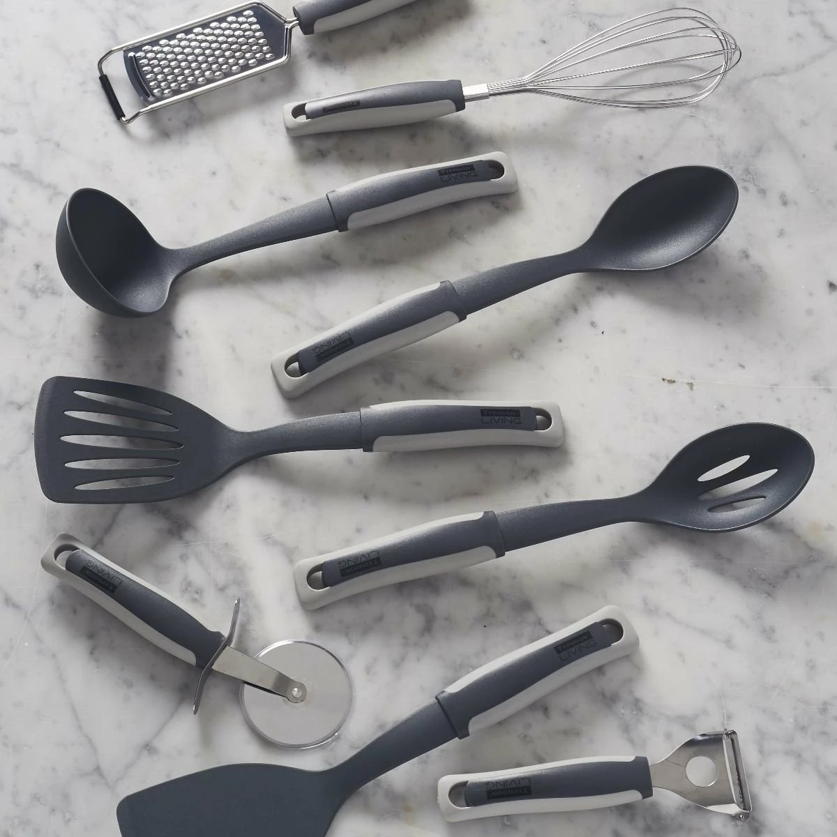Typhoon Living Collection Nylon Solid Spoon | Two Tone Grey - Image 4